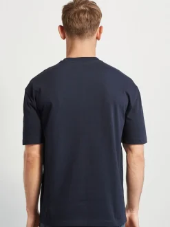 Navy Blue Relaxed Fit Heavyweight T-Shirt
