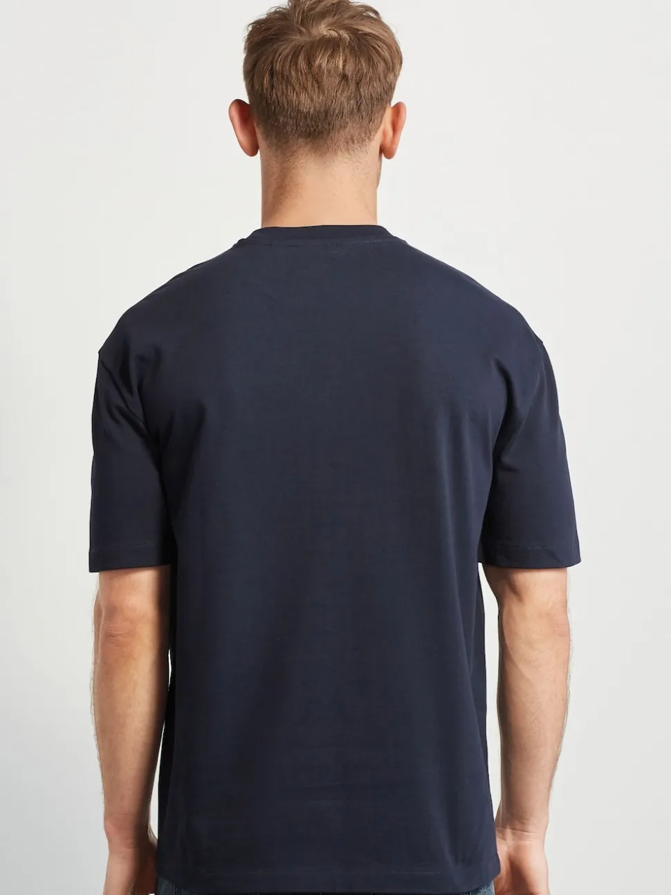 Navy Blue Relaxed Fit Heavyweight T-Shirt