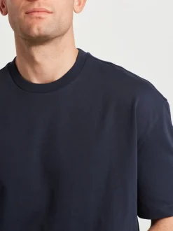Navy Blue Relaxed Fit Heavyweight T-Shirt
