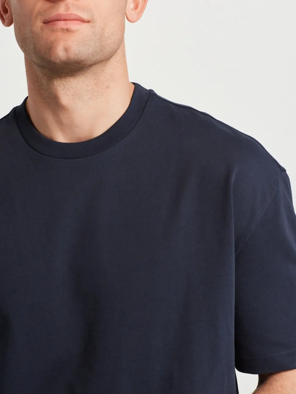Navy Blue Relaxed Fit Heavyweight T-Shirt