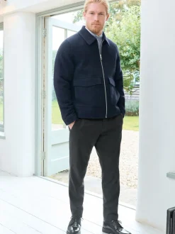 Navy Blue Signature 100% Wool Jacket