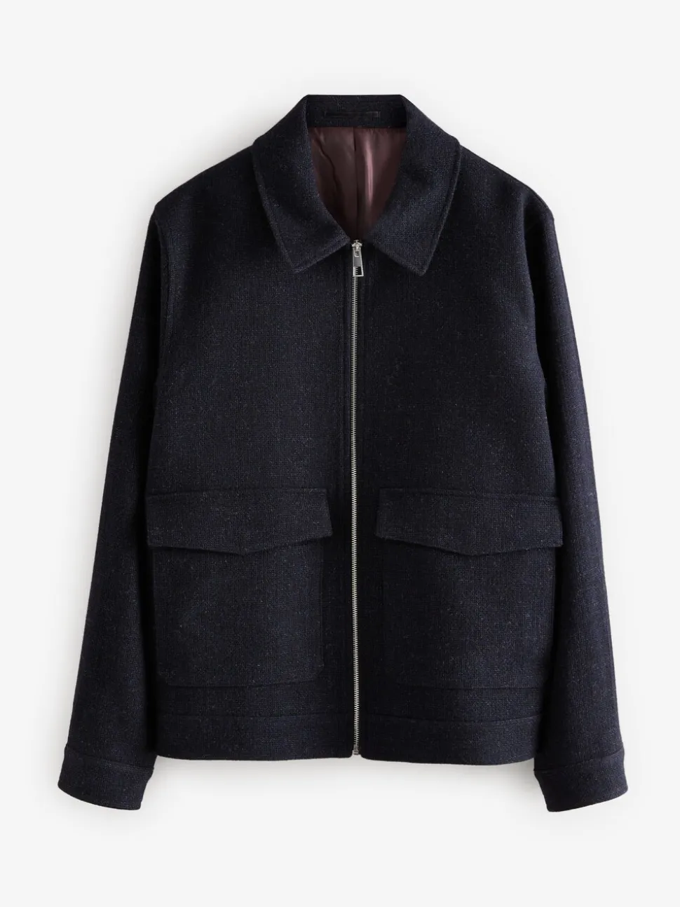 Navy Blue Signature 100% Wool Jacket