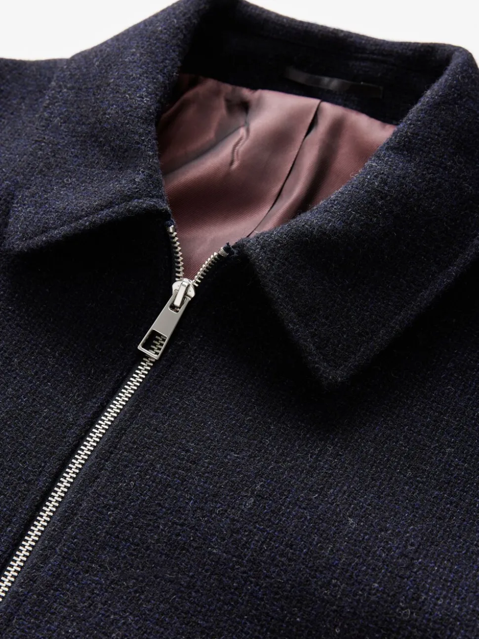 Navy Blue Signature 100% Wool Jacket