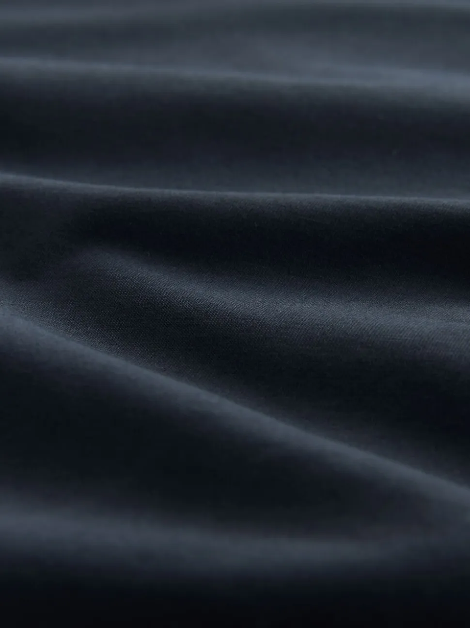 Navy Blue Signature SUPIMA® Cotton Long Sleeve Roll Neck T-Shirt