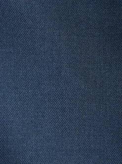 Navy Blue Slim Fit Elasticated Waist Motionflex Stretch Smart Trousers