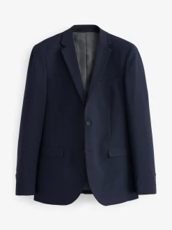 Navy Blue Slim Fit Essential Suit Jacket
