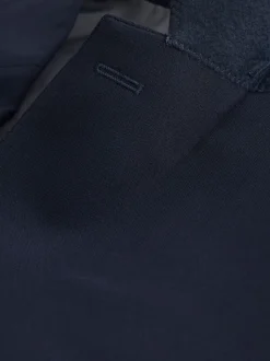 Navy Blue Slim Fit Essential Suit Jacket