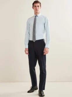 Navy Blue Slim Fit Essential Suit Trousers