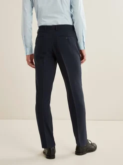 Navy Blue Slim Fit Essential Suit Trousers