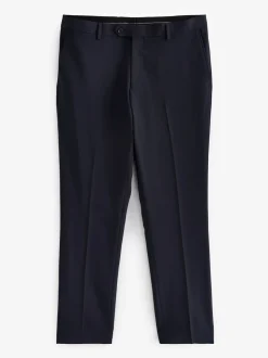 Navy Blue Slim Fit Essential Suit Trousers