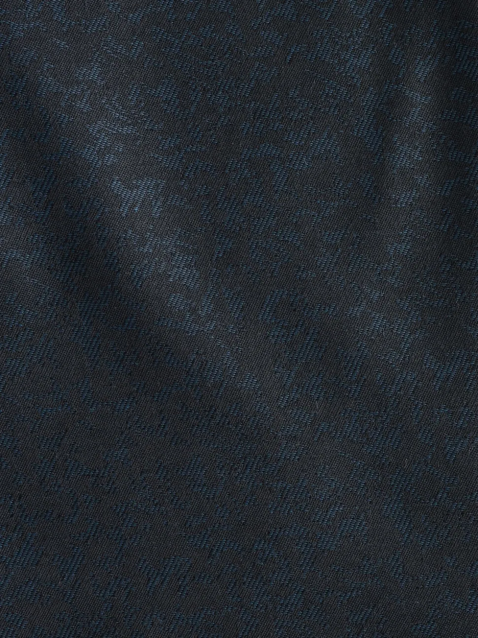 Navy Blue Slim Fit Jacquard Pattern Tuxedo Suit Jacket