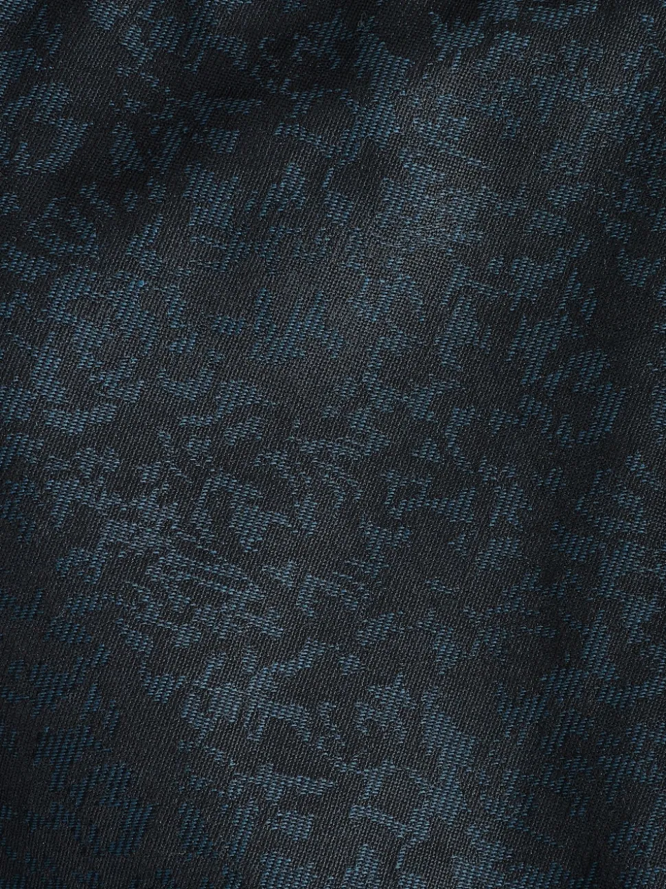 Navy Blue Slim Fit Jacquard Pattern Tuxedo Suit Trousers