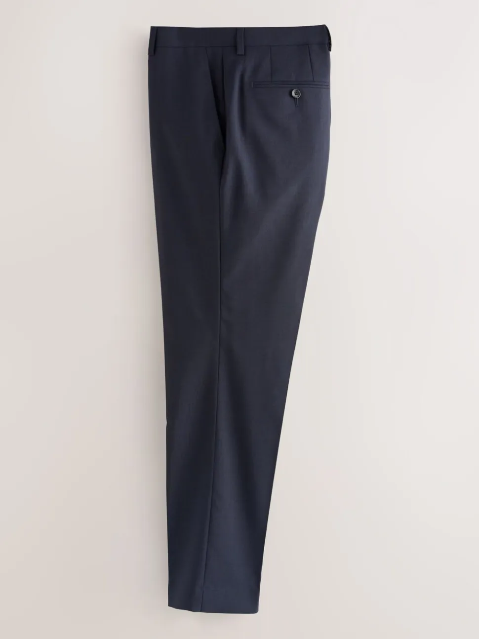 Navy Blue Slim Fit Slim Fit Signature Nova Fides 100% Italian Wool Suit Trousers