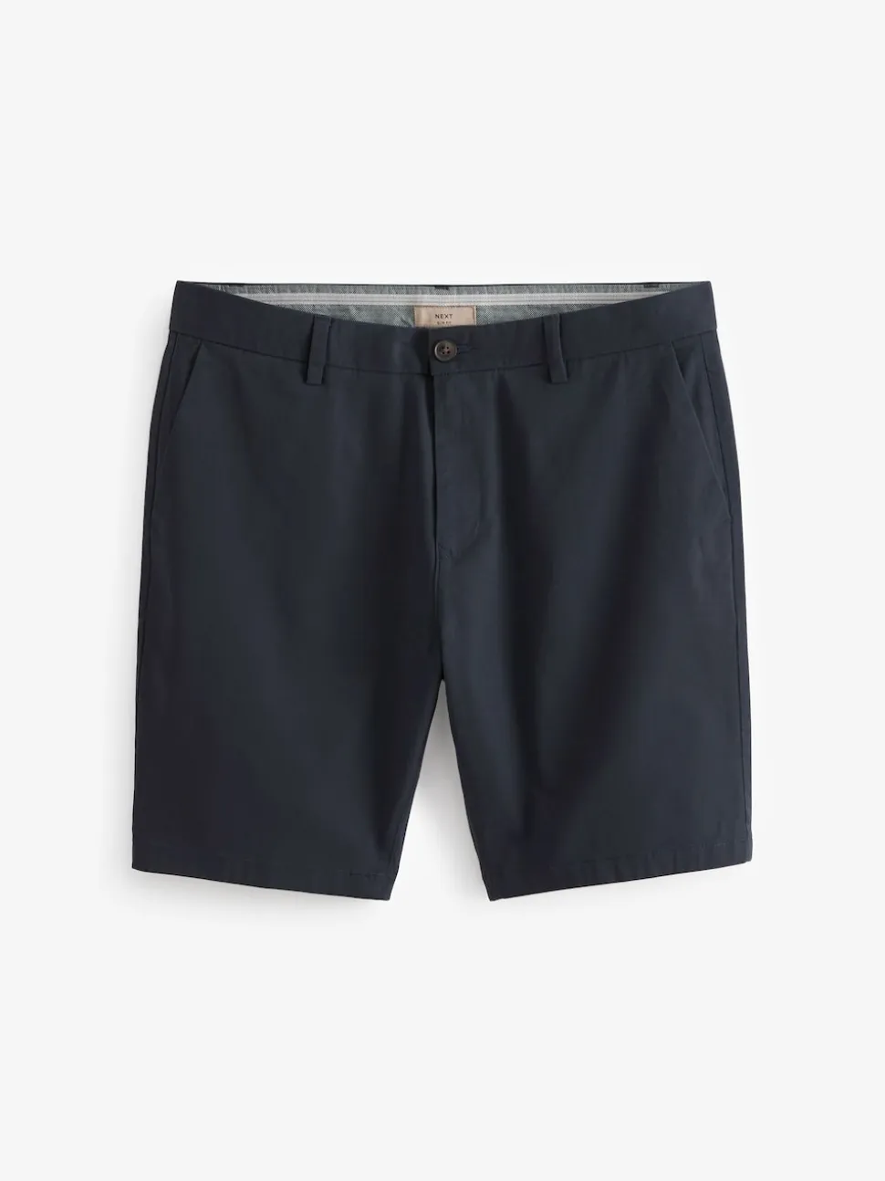 Navy Blue Slim Fit Stretch Chinos Shorts