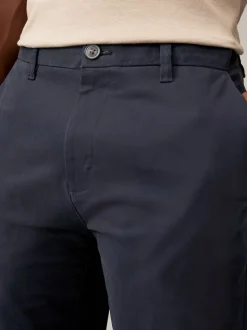 Navy Blue Slim Fit Stretch Chino Trousers 2 Pack