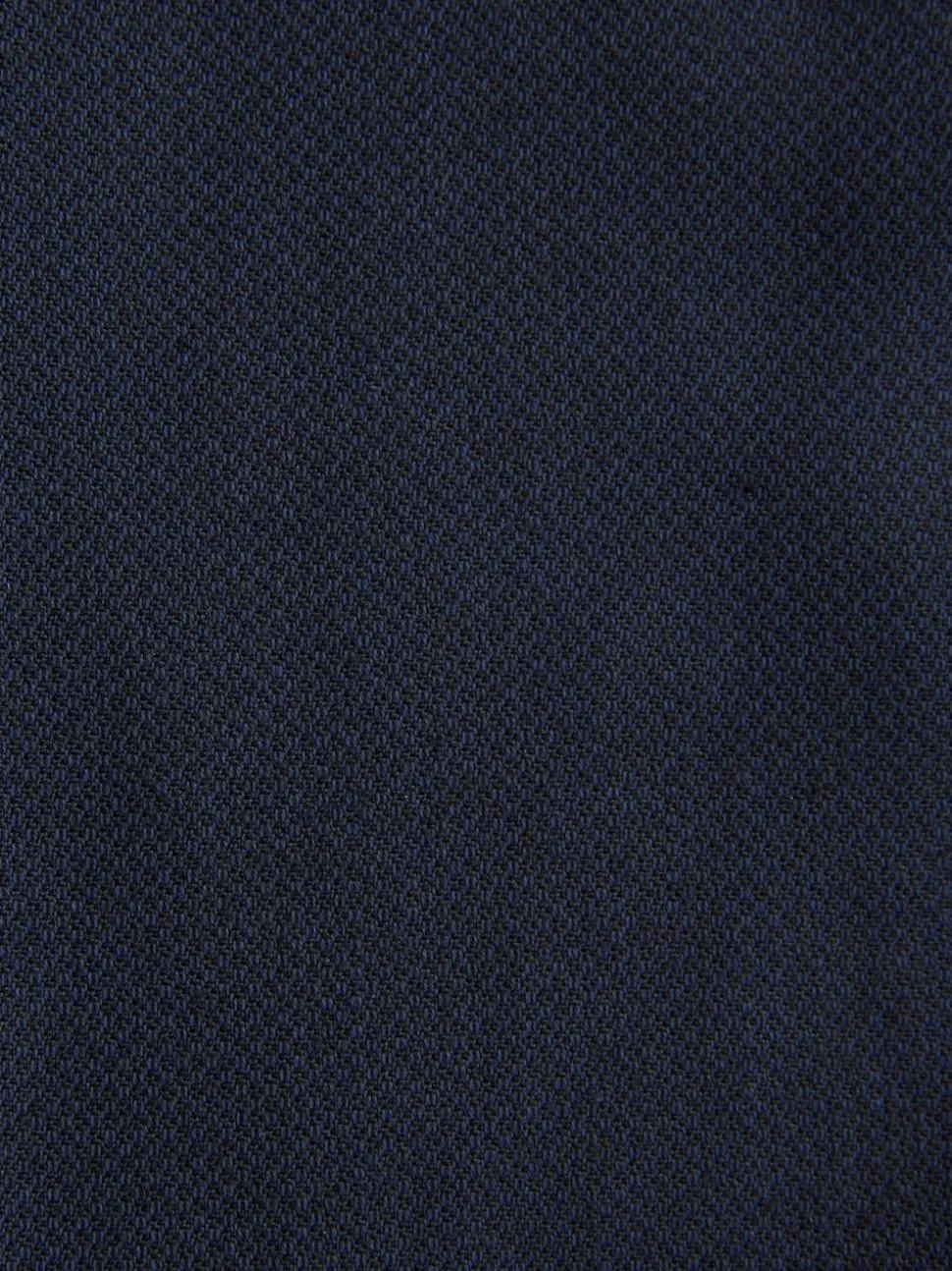 Navy Blue Slim Fit Textured Suit Trousers