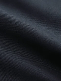 Navy Blue Straight Fit 100% Cotton Chino Trousers