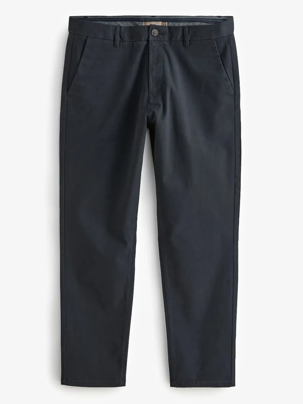 Navy Blue Straight Fit Stretch Chino Trousers 2 Pack