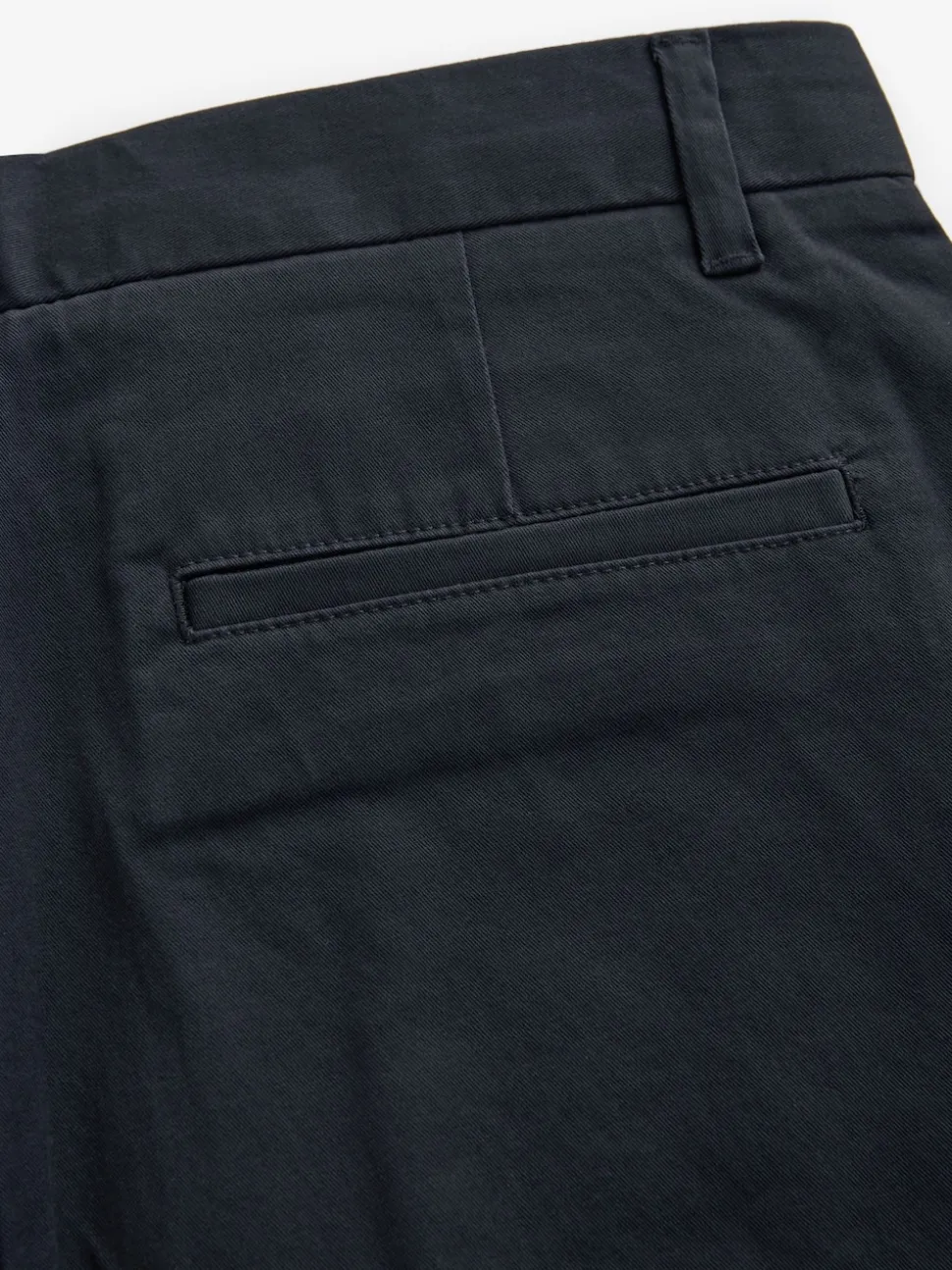Navy Blue Straight Fit Stretch Chino Trousers 2 Pack