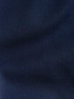 Navy Blue Tailored Fit Wool Blend Motionflex Suit Trousers