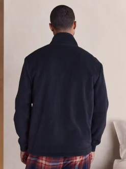 Navy Blue Thermal Fleece Half Zip