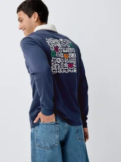 Navy Blue Tot Cat Licence Rugby Shirt