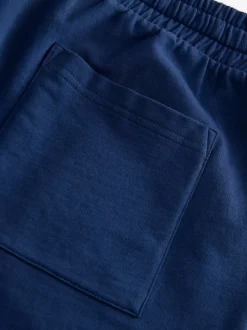 Navy Blue/Blue Lightweight 100% Cotton Shorts 3 Pack