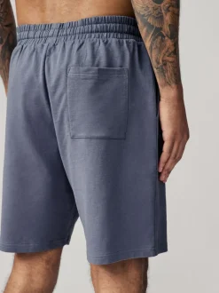 Navy Blue/Blue Lightweight 100% Cotton Shorts 3 Pack