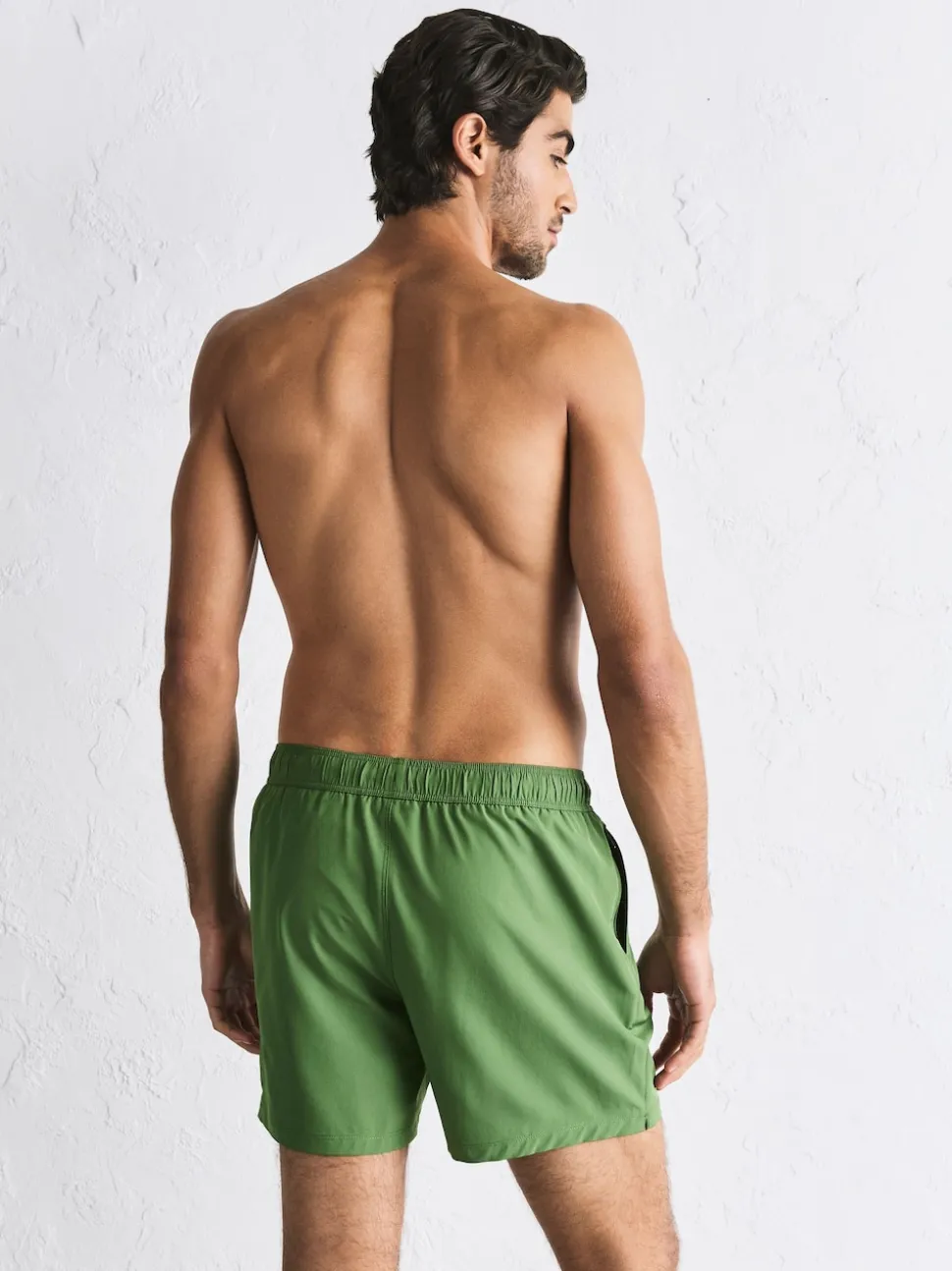Navy Blue/Green Motionflex 5 Inch Swim Shorts 2 Pack
