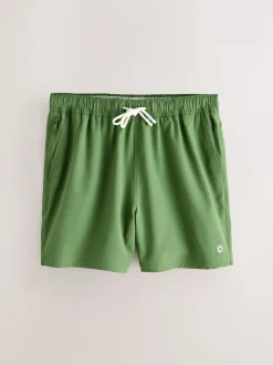 Navy Blue/Green Motionflex 5 Inch Swim Shorts 2 Pack