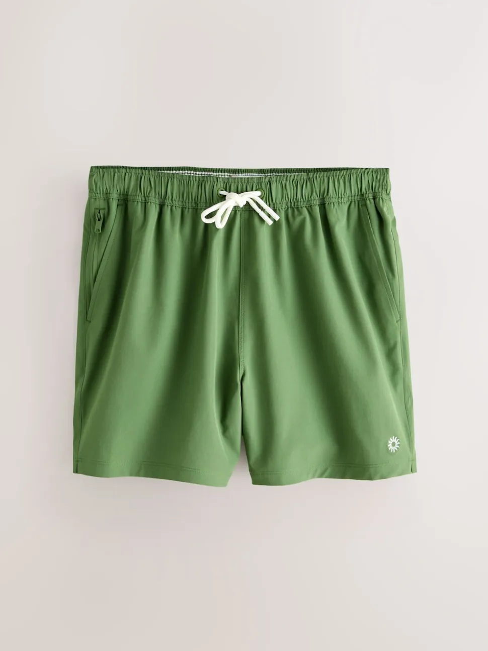 Navy Blue/Green Motionflex 5 Inch Swim Shorts 2 Pack