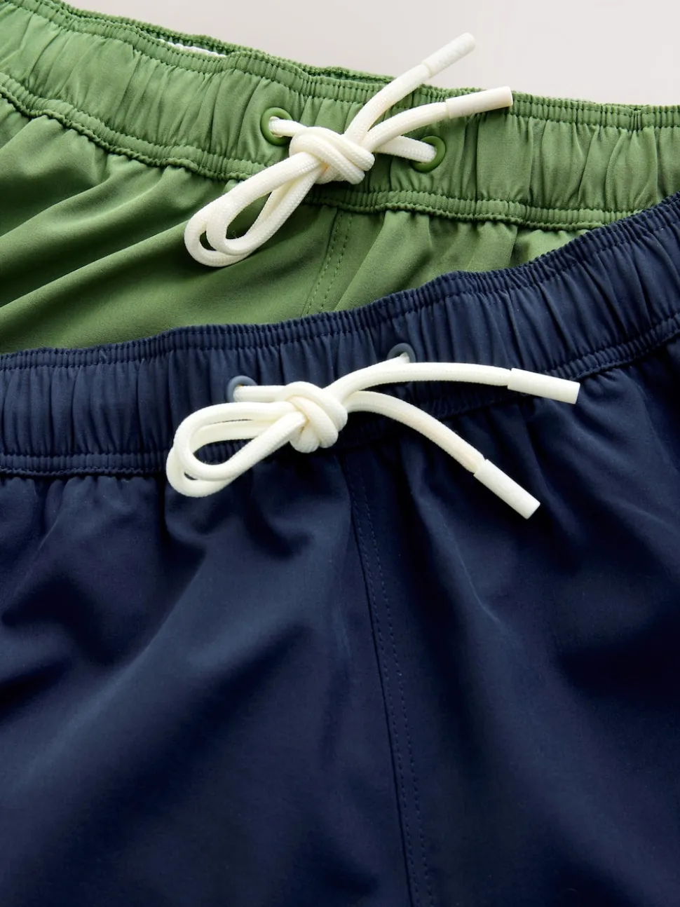 Navy Blue/Green Motionflex 5 Inch Swim Shorts 2 Pack