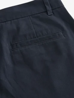 Navy Blue/Grey Charcoal Slim Fit Stretch Chino Trousers 2 Pack
