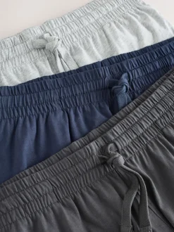 Navy Blue/Grey Jersey Pyjamas Shorts 3 Pack