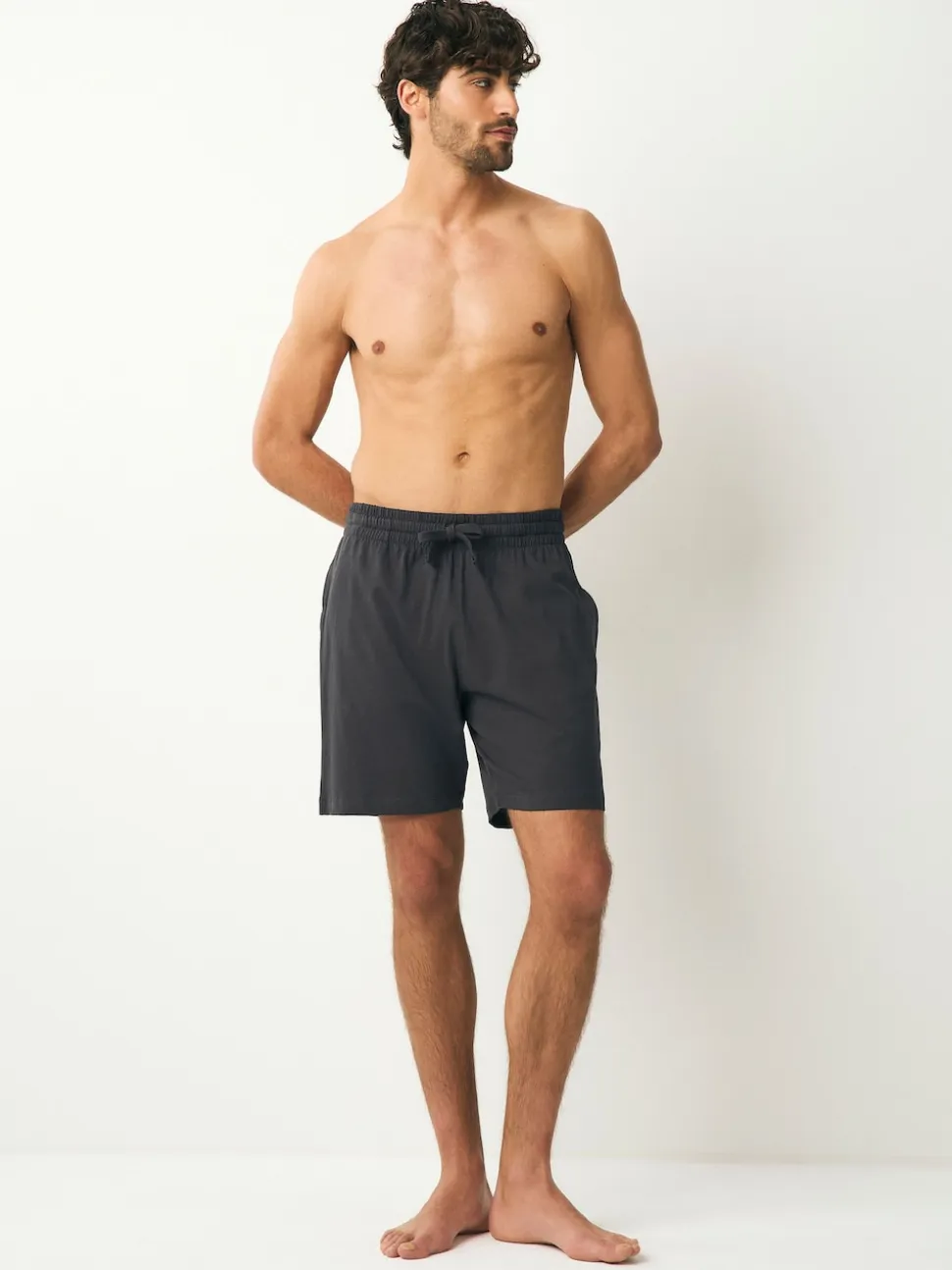 Navy Blue/Grey Jersey Pyjamas Shorts 3 Pack