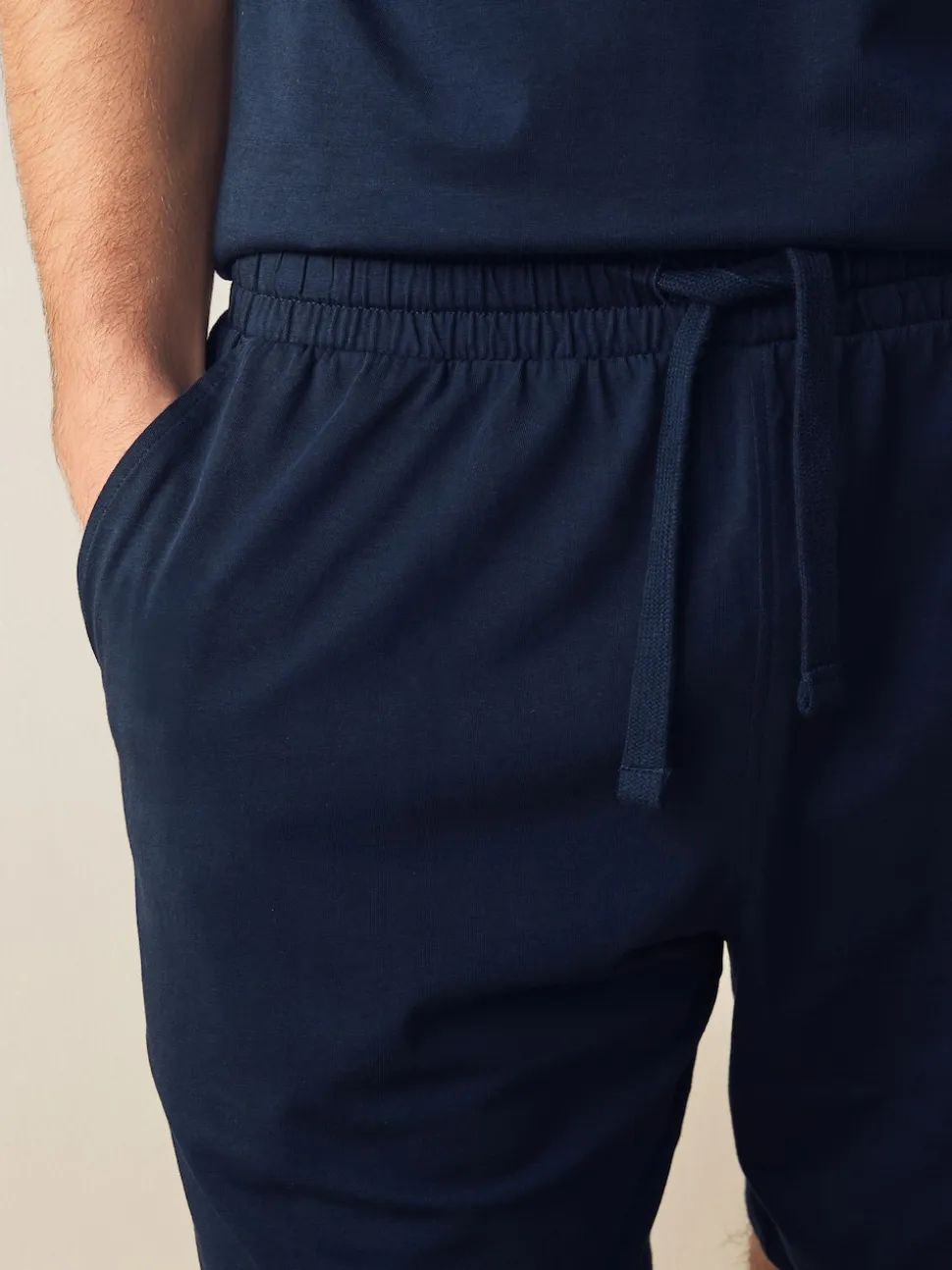 Navy Blue/Grey Jersey Short Pyjamas Set 2 Pack