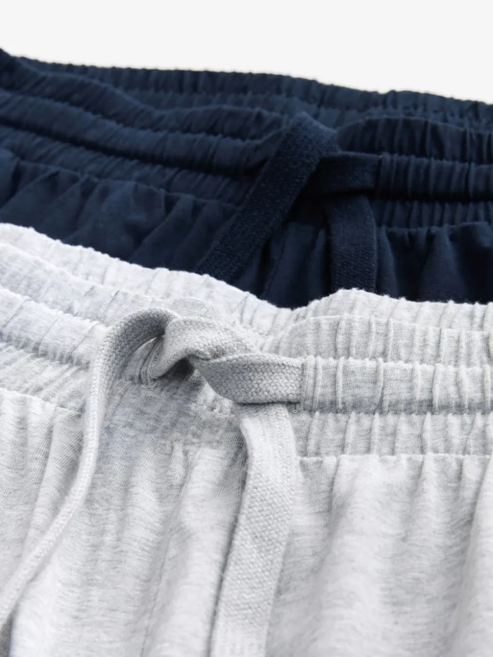 Navy Blue/Grey Long Sleeve Jersey Pyjamas Set