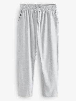 Navy Blue/Grey Long Sleeve Jersey Pyjamas Set