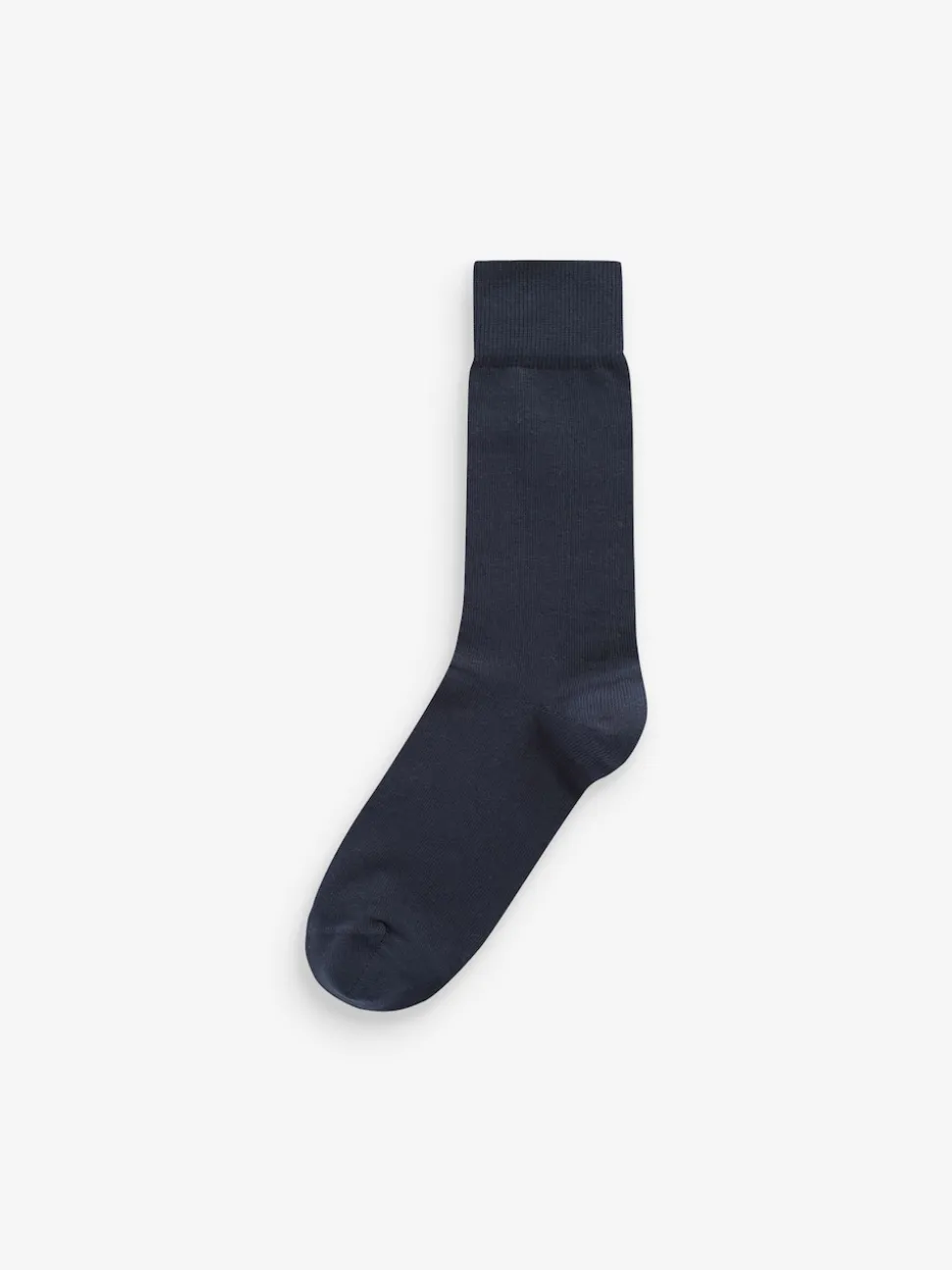 Navy Blue/Grey Pattern 7 Pack Cotton Rich Socks