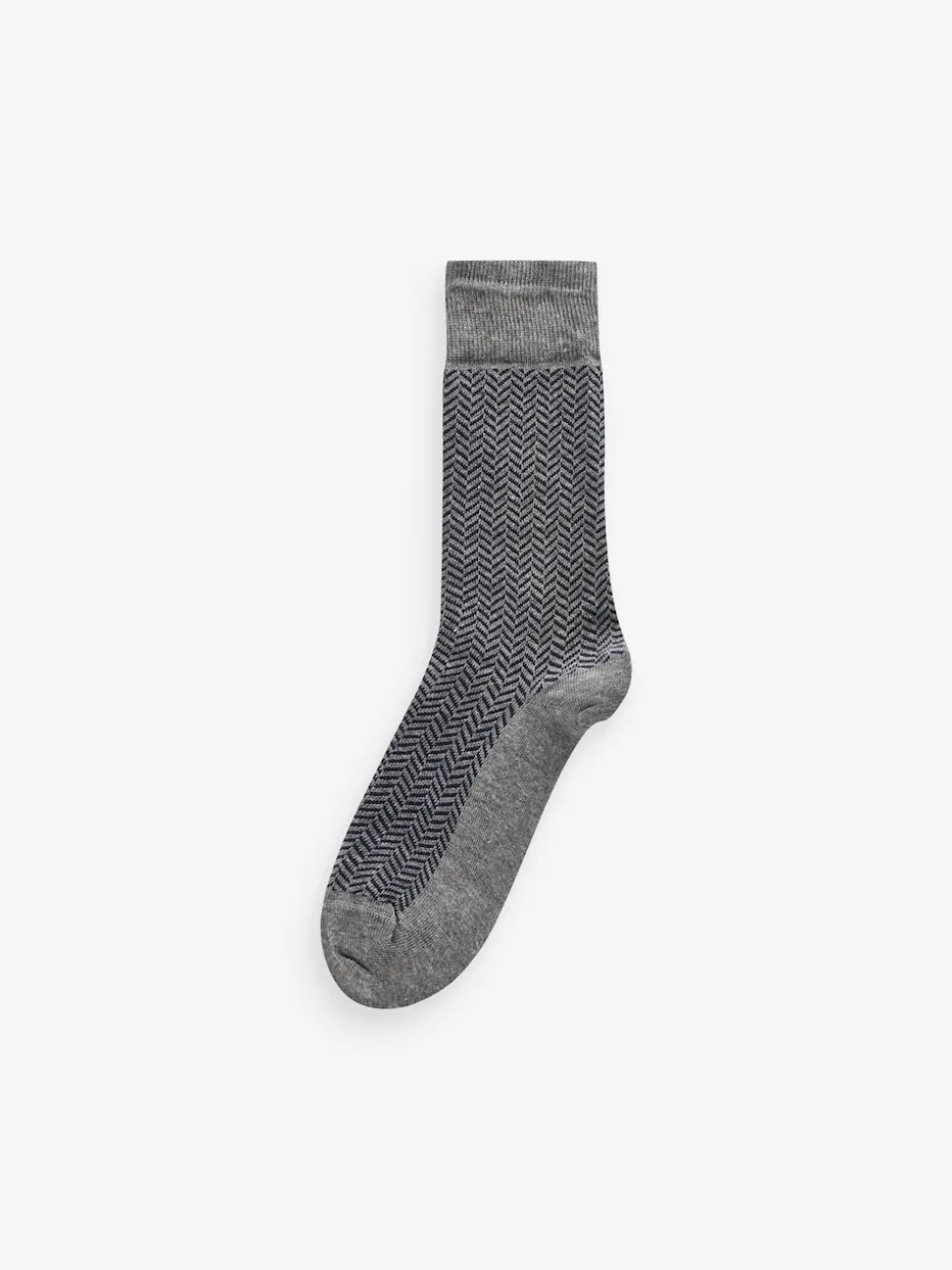 Navy Blue/Grey Pattern 12 Pack Cotton Rich Socks
