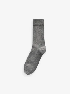 Navy Blue/Grey Pattern 12 Pack Cotton Rich Socks