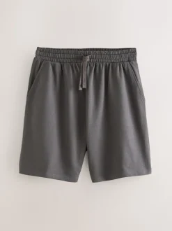 Navy Blue/Grey/Black Loopback Soft Touch Shorts 3 Pack