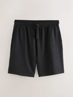 Navy Blue/Grey/Black Loopback Soft Touch Shorts 3 Pack
