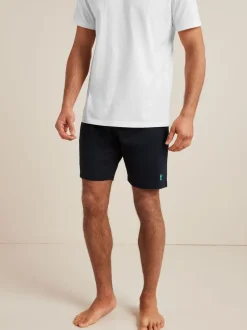 Navy Blue/Grey/Black Loopback Soft Touch Shorts 3 Pack