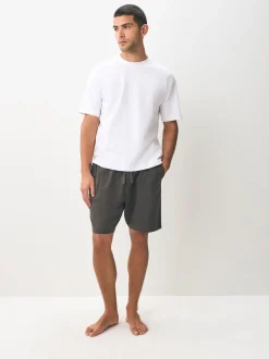 Navy Blue/Grey/Black Loopback Soft Touch Shorts 3 Pack