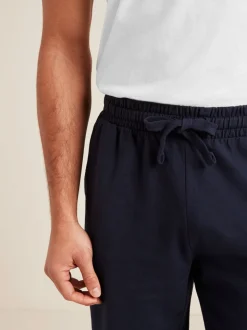 Navy Blue/Grey/Black Loopback Soft Touch Shorts 3 Pack