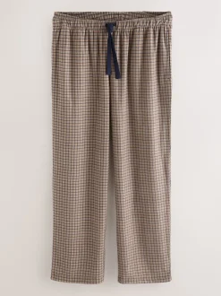 Navy Blue/Neutral Motionflex Cosy Long Sleeve Pyjamas Set