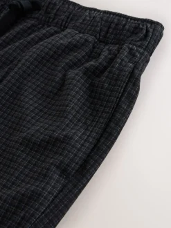 Navy Blue/Orange Motionflex Cosy Long Sleeve Pyjamas Set