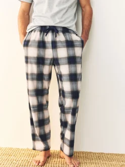 Navy Blue/Stone Motionflex Cosy Pyjamas Set 2 Pack
