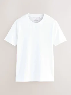 Navy Blue/White/Black Muscle Fit Essential T-Shirts 3 Pack